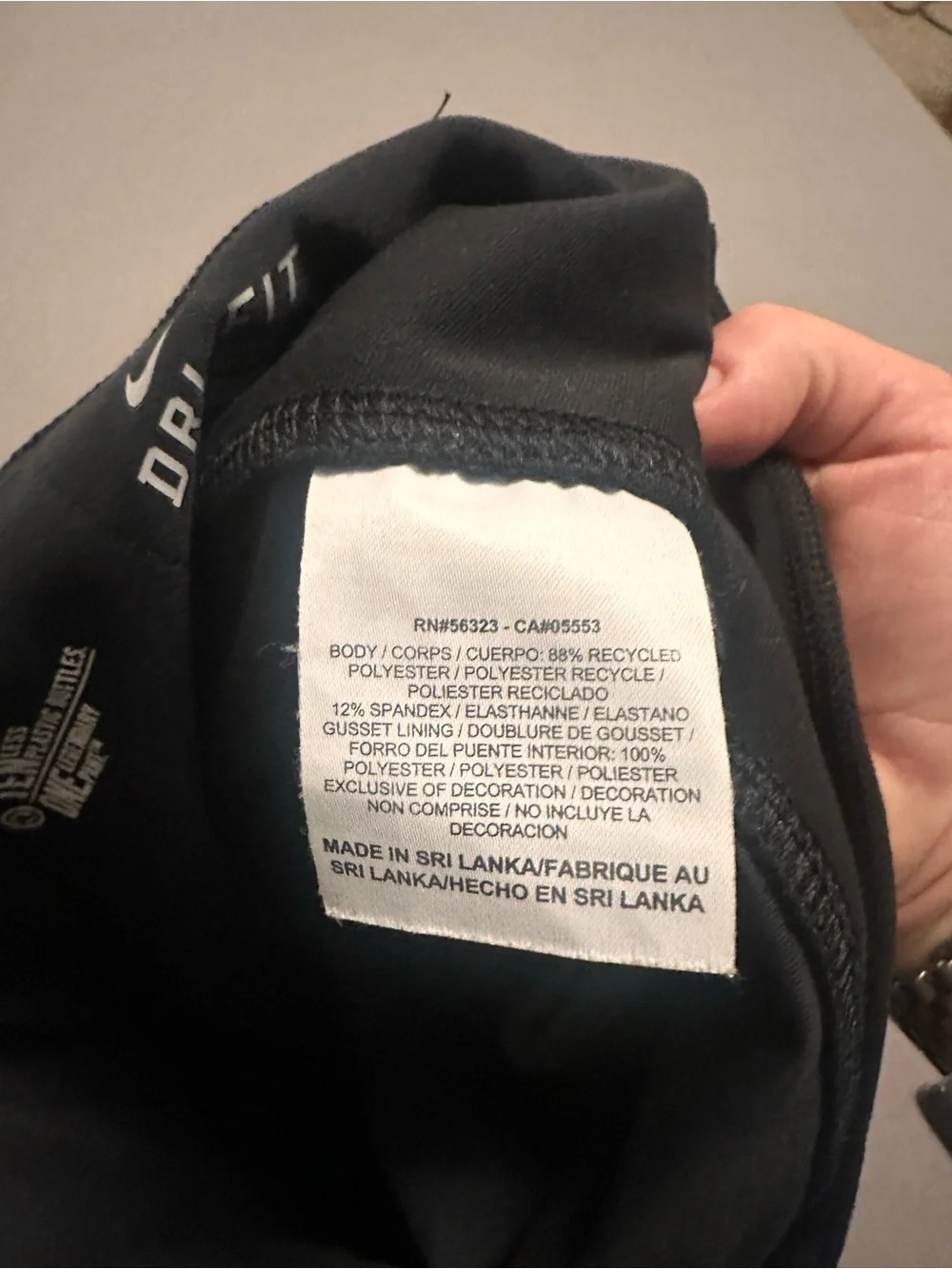 Nike‎ Women’s Black Athletic Cropped Leggings